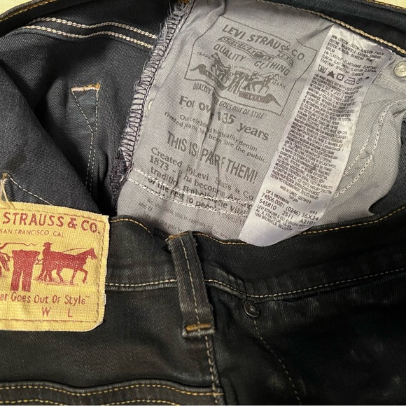 LEVIS- MEN’s BLACK JEANS- 506 Standard 36x34 | 98% cotton - Picture 4 of 7